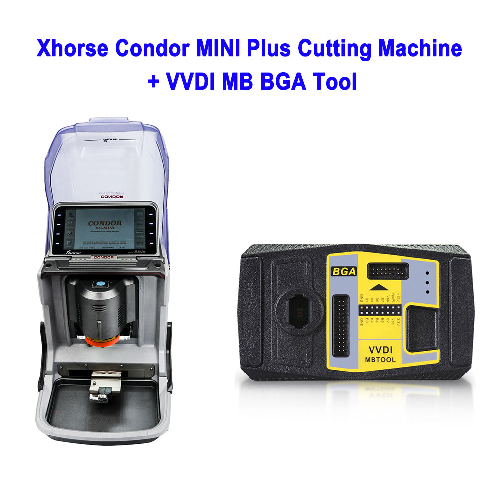 Xhorse Condor MINI Plus Cutting Machine with VVDI MB BGA Tool Benz Key Programmer Get One Free BGA Token Everyday 1 Xhorse Condor MINI Plus Cutting Machine with VVDI MB BGA Tool Benz Key Programmer Get One Free BGA Token Everyday - Image 1
