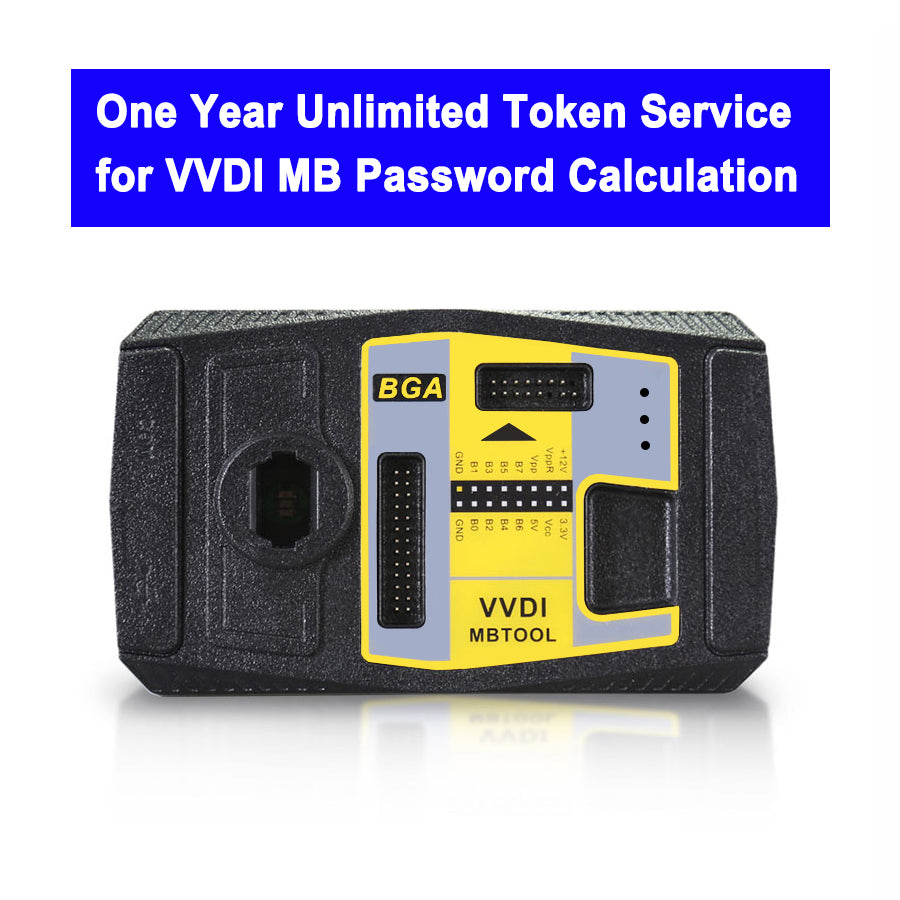 1 Year Unlimited Tokens for Xhorse VVDI MB BGA Tool Password Calculation 1 1 Year Unlimited Tokens for Xhorse VVDI MB BGA Tool Password Calculation - Image 1