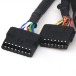 VXDAS Universal Harness Kit Splitter Extension 16Pin OBD T Cable Car/Auto Plastic Flange Mount Brackets/Connector/Adapter Set - Image 4