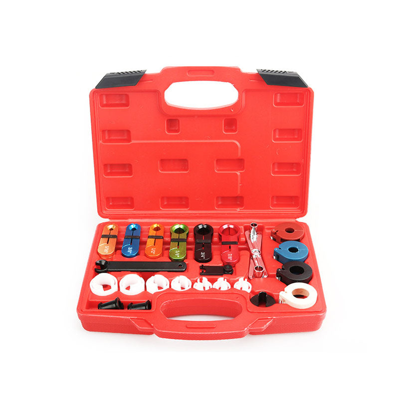 A/C Disconnect Tool for Auto Air Conditioner Refrigerant Fluorine Hose,Cold Air Hose,Quick Coupler Fuel Hose,Air Hose Compressor 1 A/C Disconnect Tool for Auto Air Conditioner Refrigerant Fluorine Hose,Cold Air Hose,Quick Coupler Fuel Hose,Air Hose Compressor - Image 1