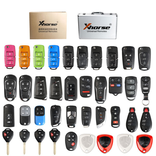 Xhorse XKRSB1EN Universal Remote Keys English Version Packages 39 Pieces for VVDI2 or VVDI Mini Key Tool 1 Xhorse XKRSB1EN Universal Remote Keys English Version Packages 39 Pieces for VVDI2 or VVDI Mini Key Tool - Image 1