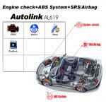 Autel AutoLink AL619 Auto Scanner Automotive Tool - Imagem 4