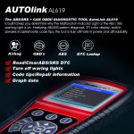 Autel AutoLink AL619 Auto Scanner Automotive Tool - Imagem 5