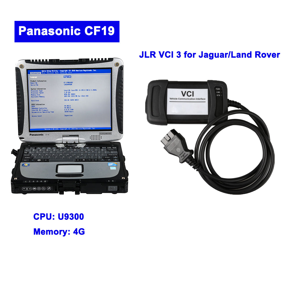 JLR VCI 3 for Jaguar/Land Rover Diagnostic Tool with V154 SDD Installed on Panasonic CF19 Laptop Full Set 1 JLR VCI 3 for Jaguar/Land Rover Diagnostic Tool with V154 SDD Installed on Panasonic CF19 Laptop Full Set - الصورة 1