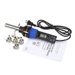 GONGJUE 8018LCD 220V 450 Degree LCD Adjustable Electronic Heat Hot Air Gun - 画像 (2)