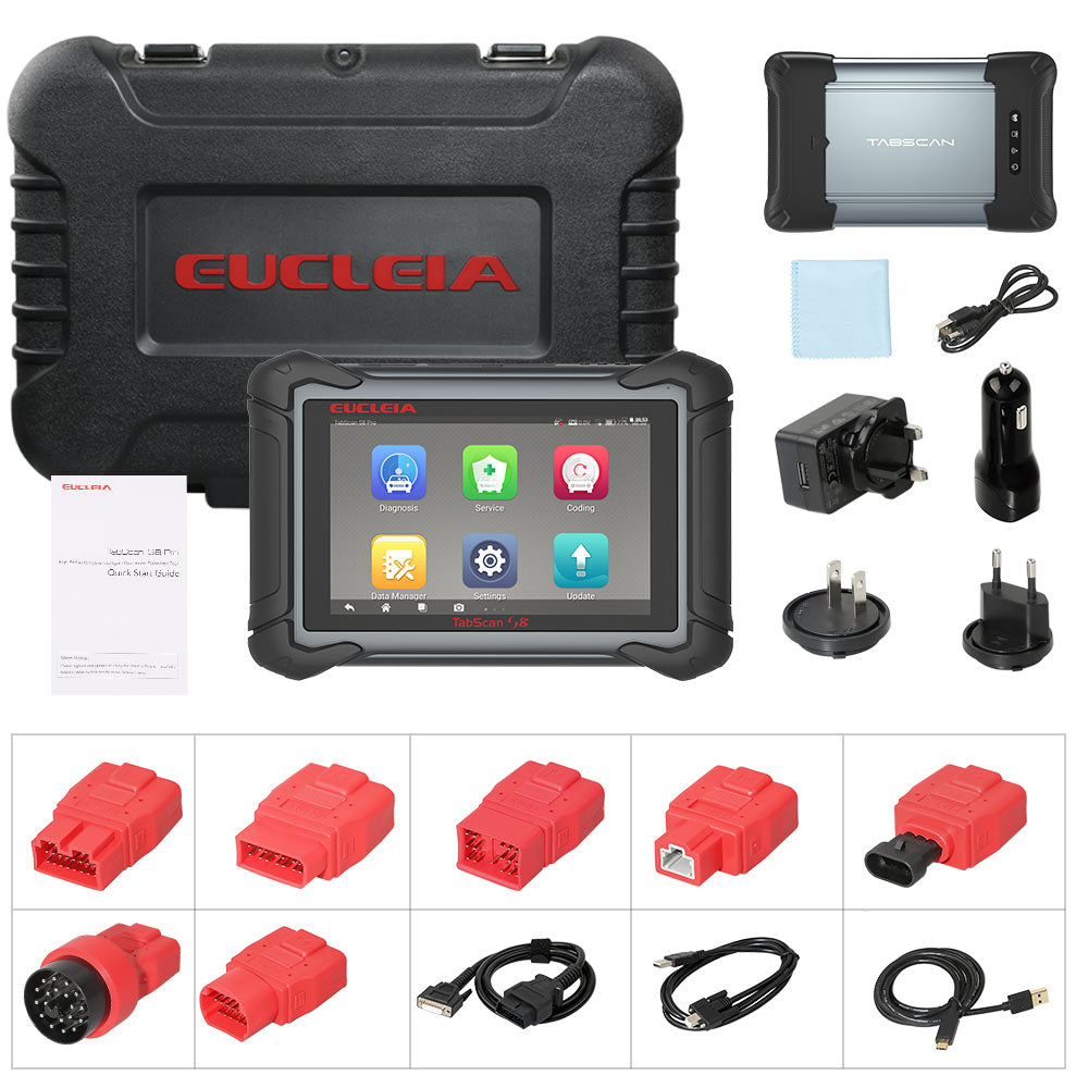 EUCLEIA TabScan S8 Pro Automotive Intelligent Dual-mode Diagnostic System Free Update Online 1 EUCLEIA TabScan S8 Pro Automotive Intelligent Dual-mode Diagnostic System Free Update Online - Imagem 1