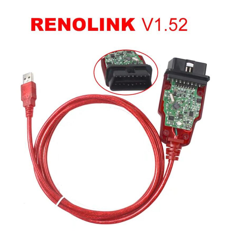 Renolink OBD2 ECU Programmer V1.52 CD Software Key Coding UCH Matching Dashboard Coding ECU Resetting Functions 1 Renolink OBD2 ECU Programmer V1.52 CD Software Key Coding UCH Matching Dashboard Coding ECU Resetting Functions - Imagem 1
