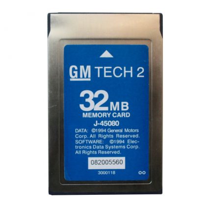 G-M TECH 2 Software 32MB Card for G-M/OPEL/SAAB/ISUZU/Holden/SUZUKI