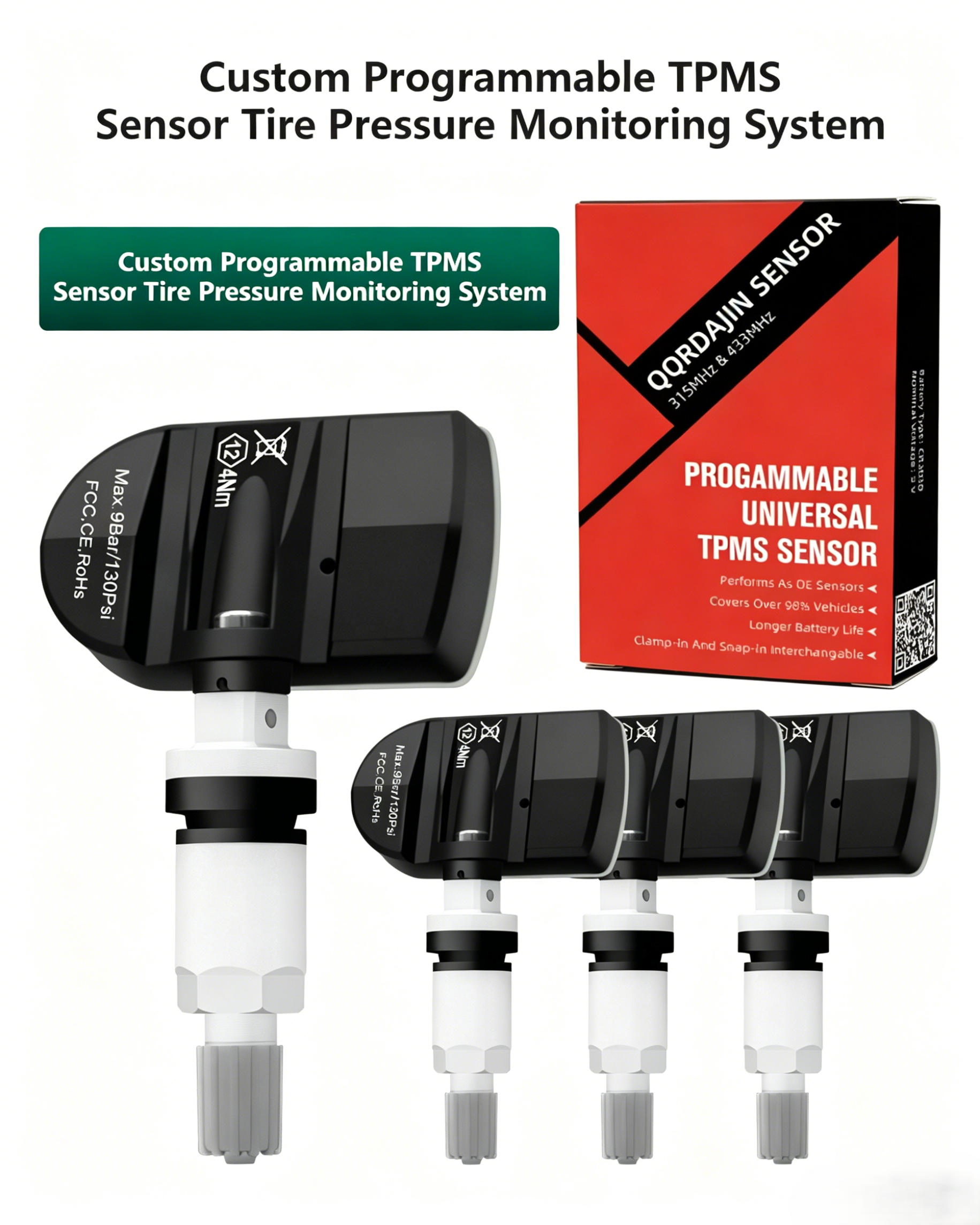 4-Piece Multi-Protocol Sensor 433MHz BYD-01 1 4-Piece Multi-Protocol Sensor 433MHz BYD-01 - immagine 1