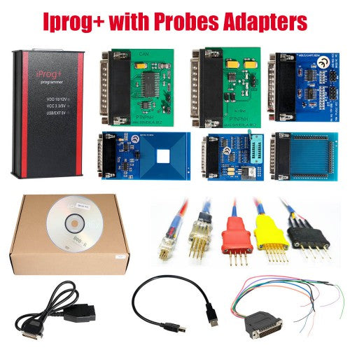 V85 Iprog+ Pro Programmer with Probes Adapters for in-circuit ECU 1 V85 Iprog+ Pro Programmer with Probes Adapters for in-circuit ECU - Imagem 1
