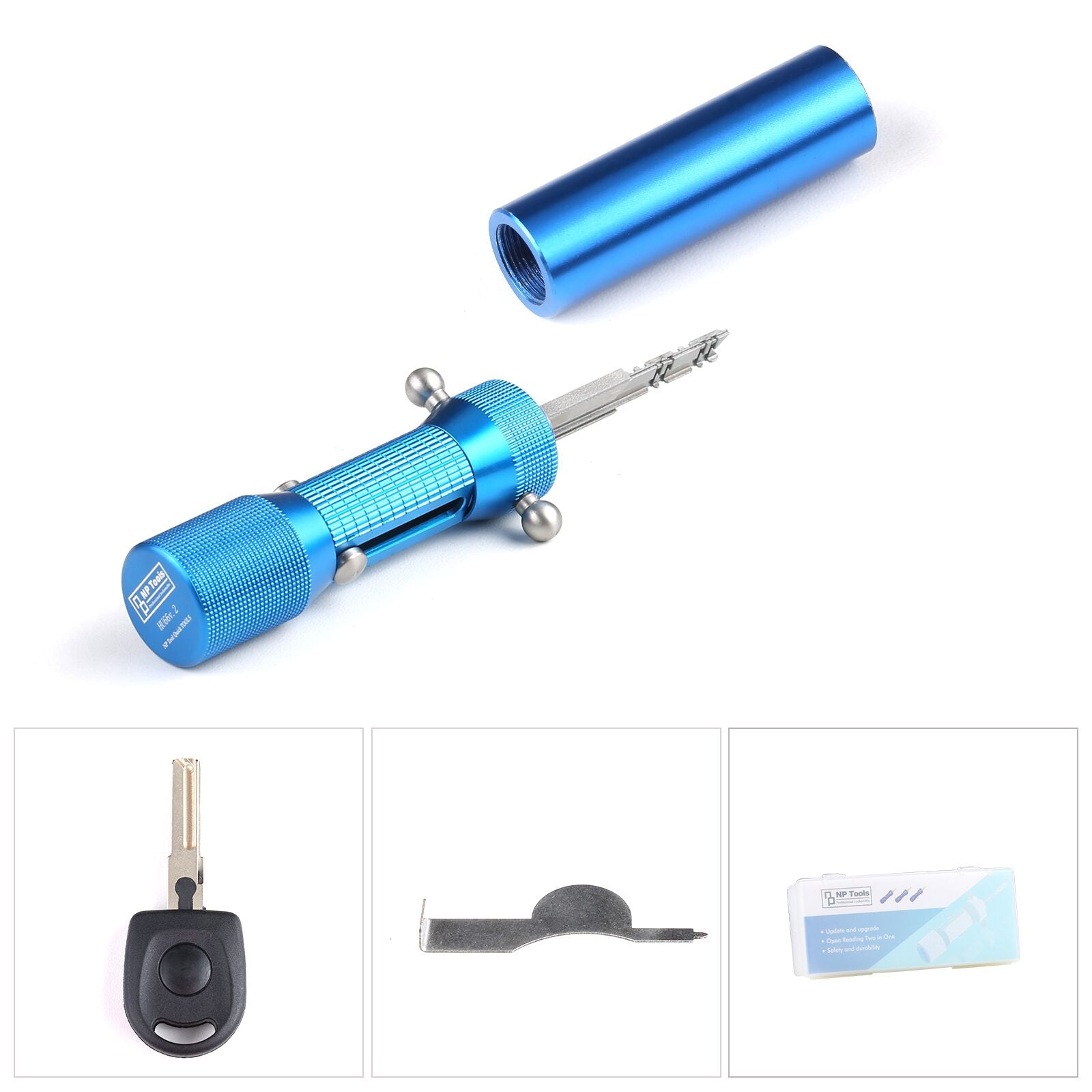 2 in 1 HU66 V.2 Professional Locksmith Tool for A-udi V-W HU66 Lock Pick and Decoder Quick Open Tool 1 2 in 1 HU66 V.2 Professional Locksmith Tool for A-udi V-W HU66 Lock Pick and Decoder Quick Open Tool - 画像 (1)