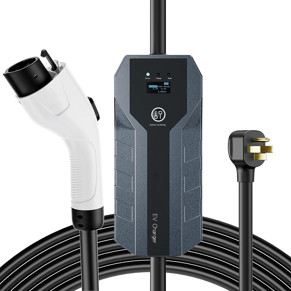 GODIAG EV Charger Level 2 (32Amp, 220V-240V, NEMA 14-50 Plug, 21ft Cable) 10/16/24/32A Adjustable for Home J1772 EVs, PHEVs, Motorcycle EVs 1 GODIAG EV Charger Level 2 (32Amp, 220V-240V, NEMA 14-50 Plug, 21ft Cable) 10/16/24/32A Adjustable for Home J1772 EVs, PHEVs, Motorcycle EVs - Image 1