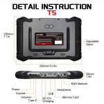OBDEMOTO T5 OBD2 Scanner Diagnostic Tool for Motorcycle Code Reader/Engine Analyzer - 画像 (3)