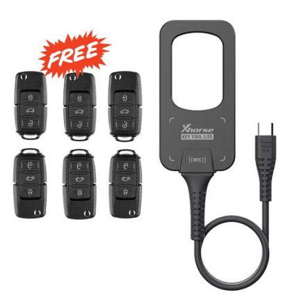 Xhorse VVDI BEE Key Tool Lite with 6 XKB501EN Wire Remotes