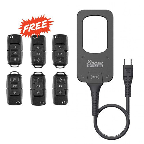Xhorse VVDI BEE Key Tool Lite with 6 XKB501EN Wire Remotes 1 Xhorse VVDI BEE Key Tool Lite with 6 XKB501EN Wire Remotes - Image 1
