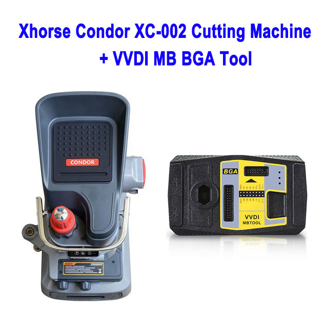 Xhorse CONDOR XC-002 Key Cutting Machine Plus VVDI MB BGA Tool Get 1 Free Token Everyday 1 Xhorse CONDOR XC-002 Key Cutting Machine Plus VVDI MB BGA Tool Get 1 Free Token Everyday - Image 1