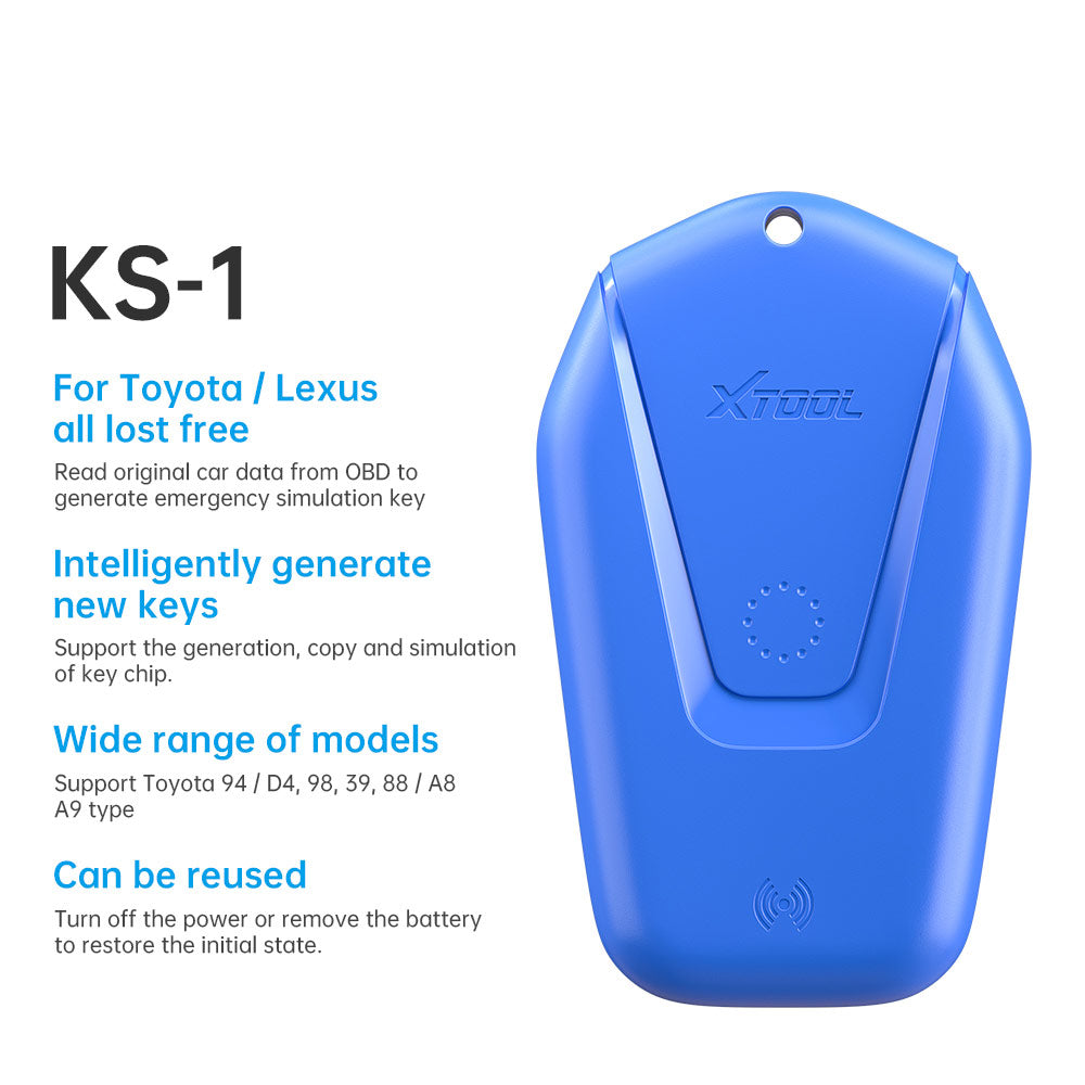 XTOOL KS-1 Smart Key Emulator for Toyota Lexus All Keys Lost No Need Disassembly Work with X100 PAD2/PAD3 1 XTOOL KS-1 Smart Key Emulator for Toyota Lexus All Keys Lost No Need Disassembly Work with X100 PAD2/PAD3 - Image 1