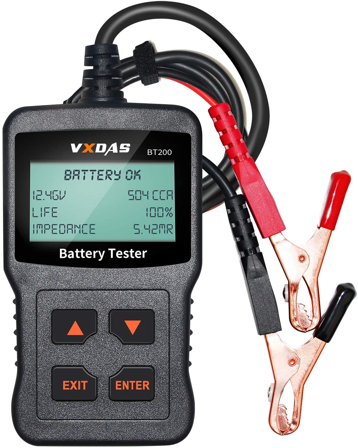 VXDAS BT200 Car Battery Tester 12V 100-1700CCA 30-100AH Automotive Bad Cell Test Tool No Need Battery Knowledge 1 VXDAS BT200 Car Battery Tester 12V 100-1700CCA 30-100AH Automotive Bad Cell Test Tool No Need Battery Knowledge - Image 1