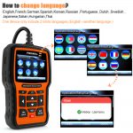 Foxwell NT510 Full System OBD2 Anto Diagnostic Scanner Tool for BM-W ABS SRS Airbag SAS AT EPB DPF Reset Battery Registration - Image 5