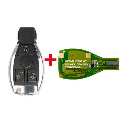 Xhorse VVDI BE Key Pro Plus with Smart Key Shell 3 Button Single Battery for Mercedes Benz
