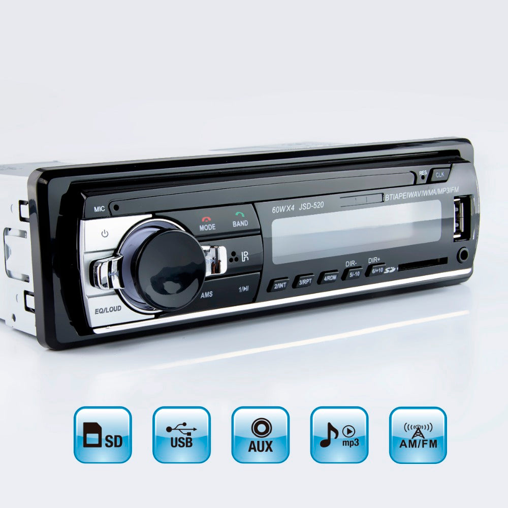 MP3 Player FM Radio Car Audio Stereo Music USB SD Bluetooth Digital with In Dash AUX Input Slot 1 MP3 Player FM Radio Car Audio Stereo Music USB SD Bluetooth Digital with In Dash AUX Input Slot - Image 1