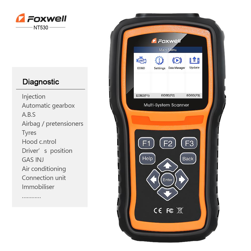 Foxwell NT530 Multi-System Scanner Support Latest BM-W 2018/2019 F Chassis Update Version of NT520 1 Foxwell NT530 Multi-System Scanner Support Latest BM-W 2018/2019 F Chassis Update Version of NT520 – Image 1