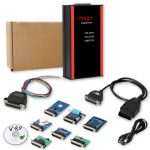 V87 Iprog+ Pro Key Programmer with 7 Adapters Supports IMMO Odometer Correction Airbag Reset