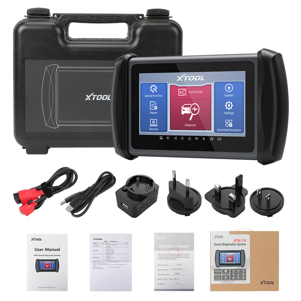 XTool IP819 Automotive Diagnostic Scan Tools 2022 Newest Version XTool IP819 30+ Reset Functions 1 XTool IP819 Automotive Diagnostic Scan Tools 2022 Newest Version XTool IP819 30+ Reset Functions - الصورة 1