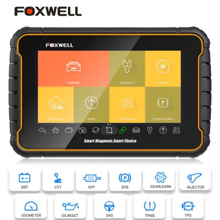 Foxwell GT60 Android Tablet Full System Scanner Support 19+ Special Functions Oil/EPB/Reset/DPF/BMS/Injector/Coding Update Version of GT80