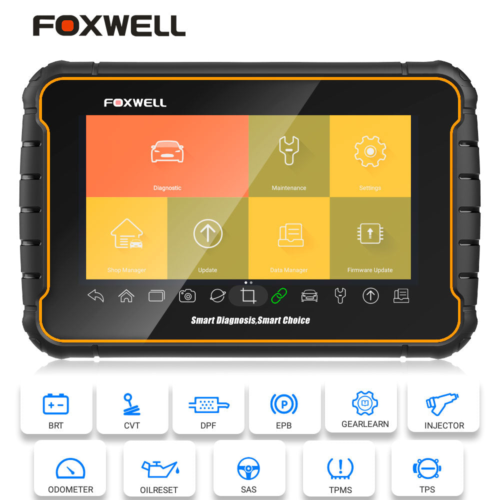 Foxwell GT60 Android Tablet Full System Scanner Support 19+ Special Functions Oil/EPB/Reset/DPF/BMS/Injector/Coding Update Version of GT80 1 Foxwell GT60 Android Tablet Full System Scanner Support 19+ Special Functions Oil/EPB/Reset/DPF/BMS/Injector/Coding Update Version of GT80 - Image 1