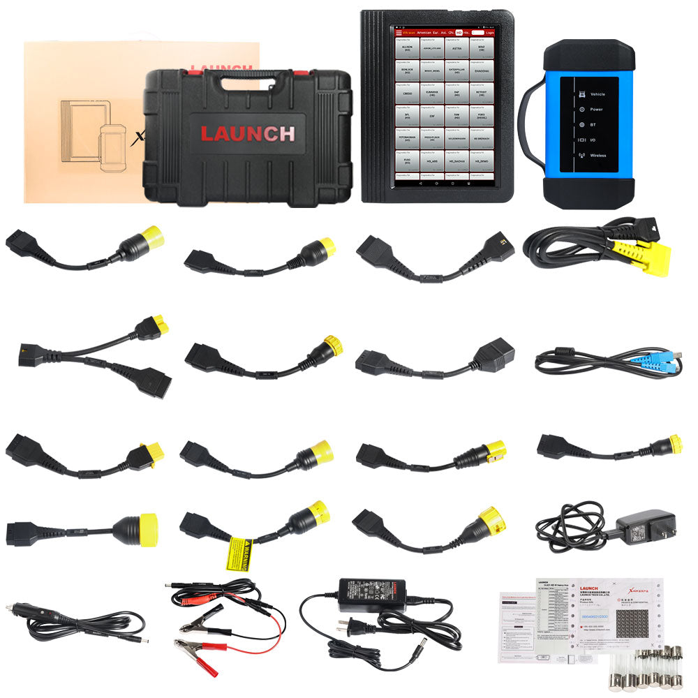 LAUNCH X431 V+ with HD3 HD III Module Heavy Duty Truck Diagnostic Tool for 24V Diesel Trucks 1 Year Free Update 1 LAUNCH X431 V+ with HD3 HD III Module Heavy Duty Truck Diagnostic Tool for 24V Diesel Trucks 1 Year Free Update - Imagen 1