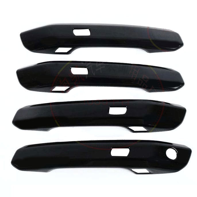 For Audi Q5 2017-2024 A4L-Door handle-Glossy black AK Exterior Side Door Handle Cover Trim 4PCS 1 For Audi Q5 2017-2024 A4L-Door handle-Glossy black AK Exterior Side Door Handle Cover Trim 4PCS - Image 1