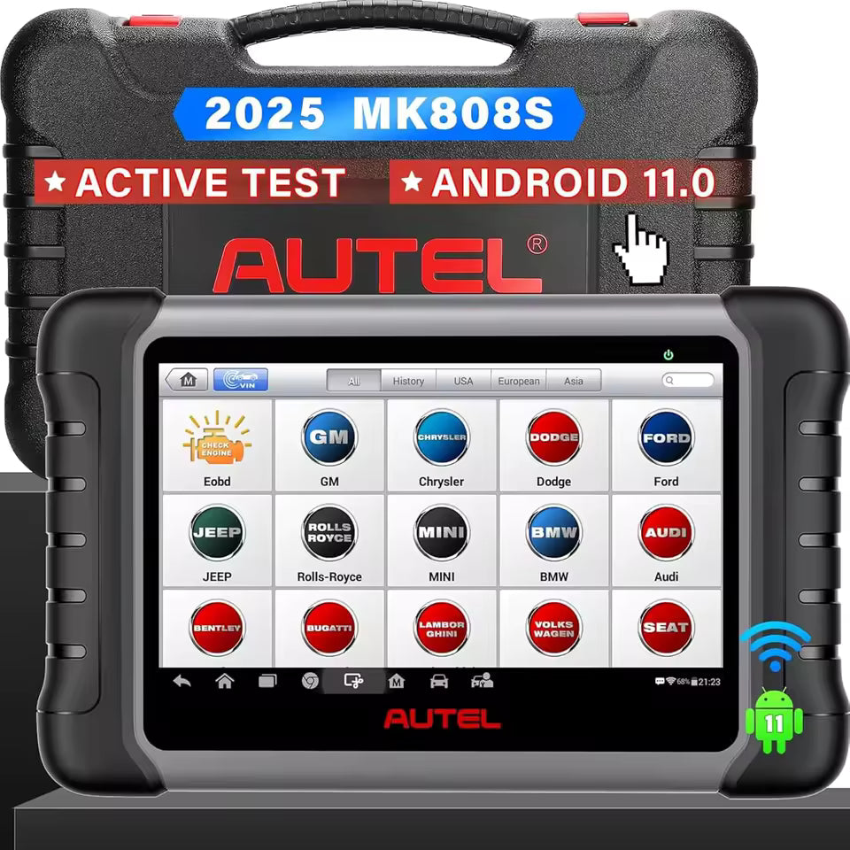 Autel MaxiCOM MK808S Bidirectional Tool as MK808BT Pro MX808S OBD2 Scanner 1 Autel MaxiCOM MK808S Bidirectional Tool as MK808BT Pro MX808S OBD2 Scanner - Image 1