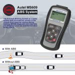 Autel Maxiscan MS609 OBD2 Scanner Full OBDII Functions ABS Car Diagnostic Tools - Image 3