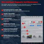 Autel Maxisys Ultra Lite Automotive Full System Diagnostic Tool Car Scanner - immagine 3