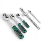 216pcs Mechanic Tool Set Socket Wrench Auto Protection Tool 72 Teeth Quick Wrench Combination Kit - Imagen 5