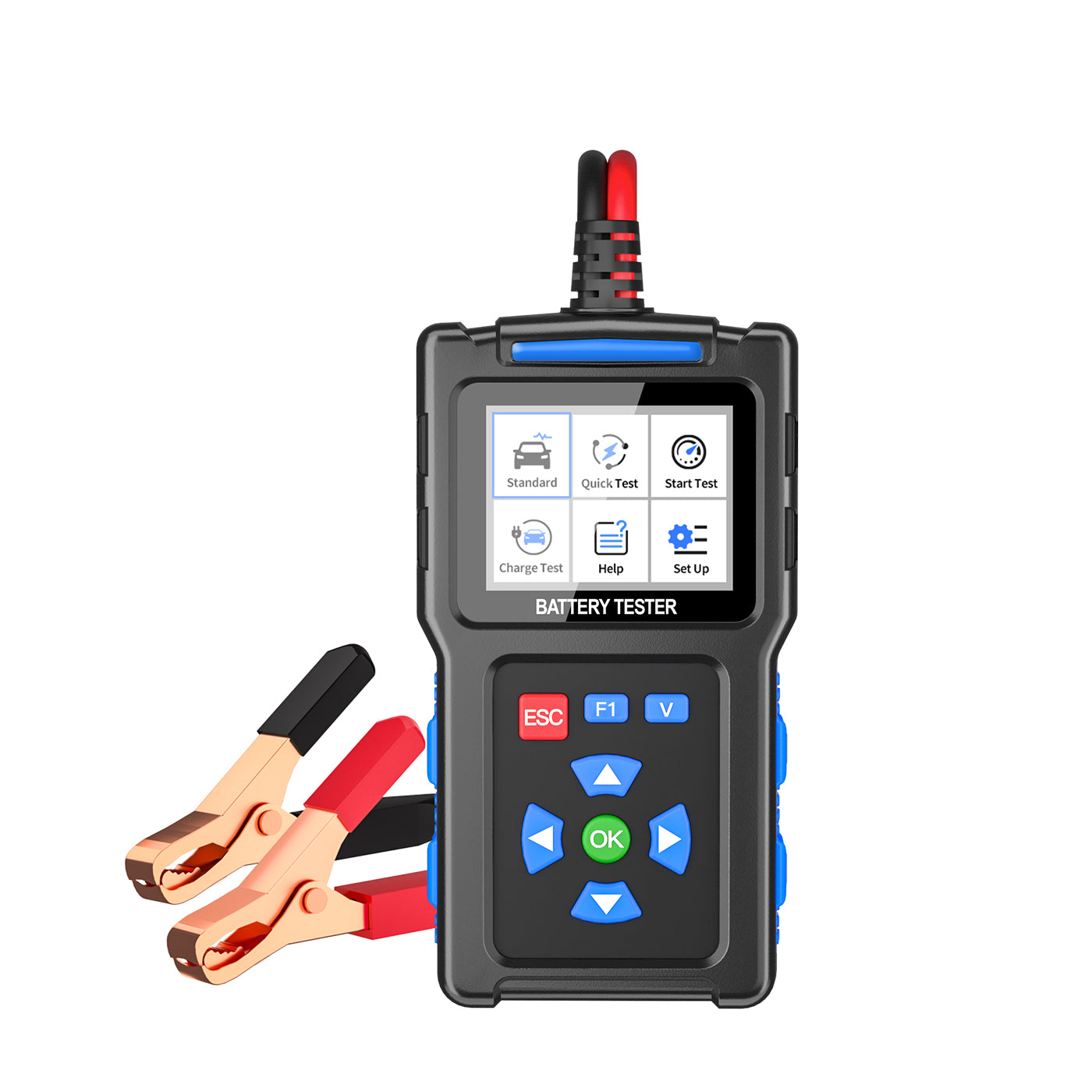 JDiag BT300 Battery Tester 12V/24V Support multiple connection methods and software upgrades 1 JDiag BT300 Battery Tester 12V/24V Support multiple connection methods and software upgrades - الصورة 1