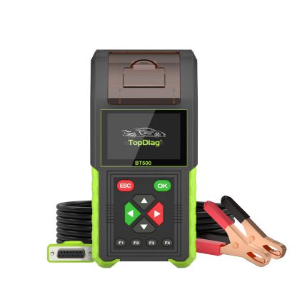 BT500 Car Battery Tester 12V 24V With Printer 20-2000CCA Battery System Detect Auto Battery Analyzer Car Battery Tools