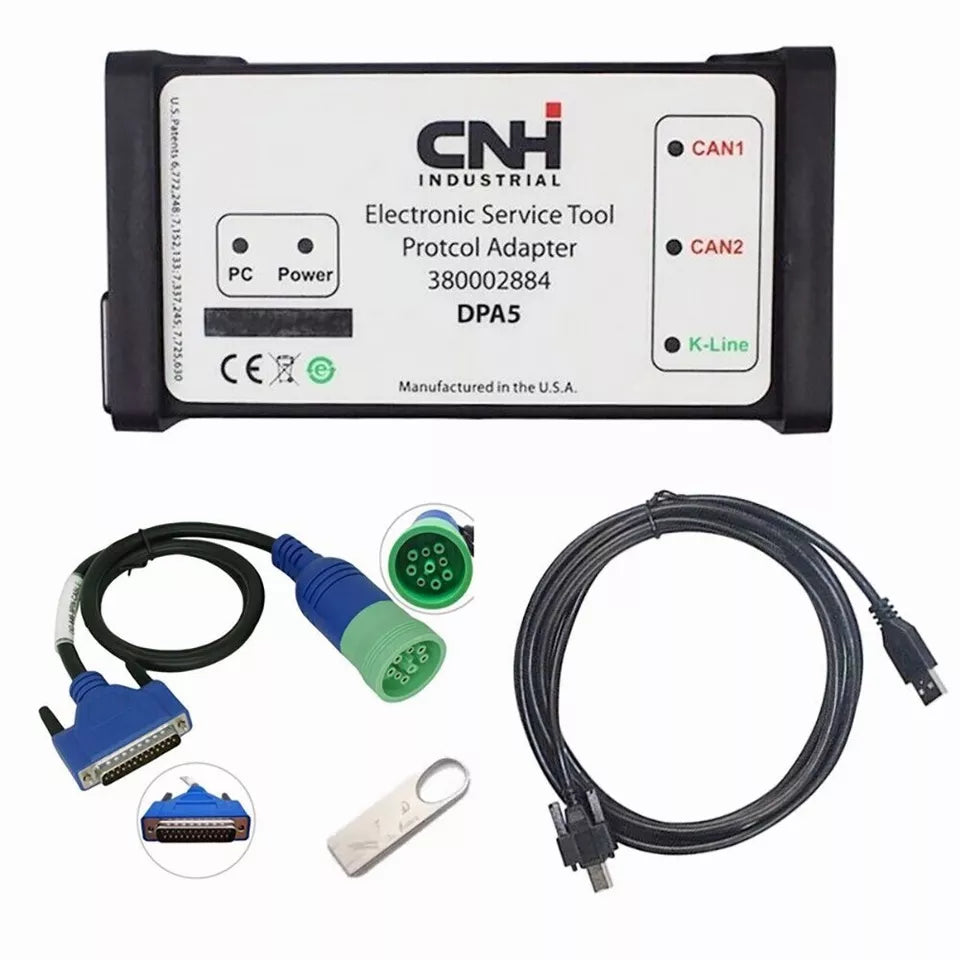 CNH DPA5 Kit V9.9 Diagnostic Tool Dearborn Protocol Adapter 5 New Holland Electronic Service Tools 1 CNH DPA5 Kit V9.9 Diagnostic Tool Dearborn Protocol Adapter 5 New Holland Electronic Service Tools – Image 1