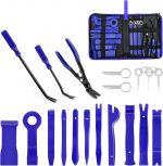 Car Trim Remover Tool Kit Door Panel/Radio/Stereo/Audio/Dash/Window/Terminal Removal Tool Set Auto Clip Pliers Fastener Remover Pry Tool Set - 画像 (10)