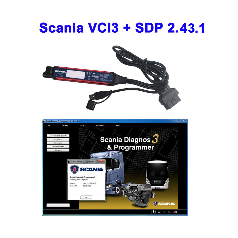 VCI 3 Scanner WIFI Full Chips Trucks Diagnostic Tool with SDP3 V2.53 software for Scania Diagnosis & Programming 1 VCI 3 Scanner WIFI Full Chips Trucks Diagnostic Tool with SDP3 V2.53 software for Scania Diagnosis & Programming - 画像 (1)