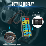 DUOYI DY29 Diagnostic Protocol Detector Tester OBD2 16Pin Breakout Box - Imagem 9
