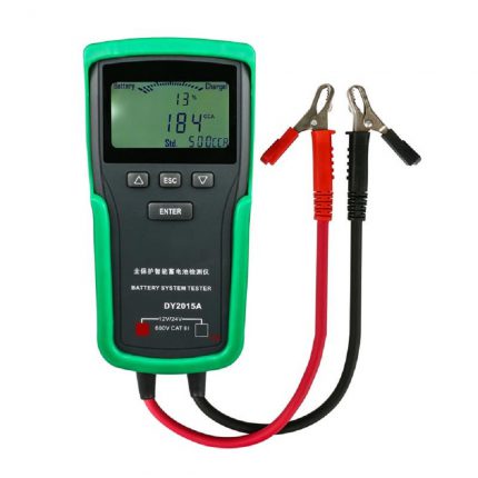 DUOYI DY2015A 12V/24V Automotive Battery System Tester Lead Acid Battery Analyzer CCA100-1700 LCD Display Automotive Power Diagnostic Tool