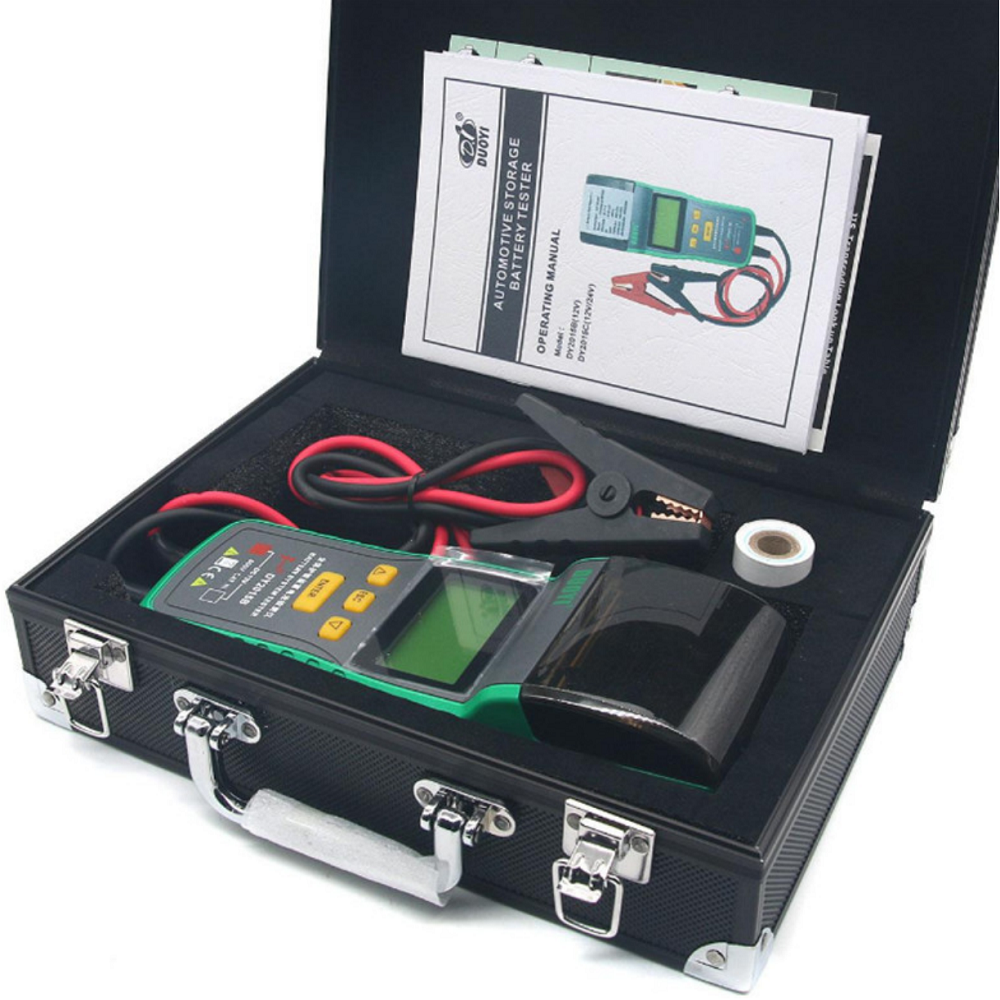 DUOYI DY2015B 12V Automotive Battery Tester with Printer Auto Power Electronic Load Battery Analyzner 1 DUOYI DY2015B 12V Automotive Battery Tester with Printer Auto Power Electronic Load Battery Analyzner – Bild 1