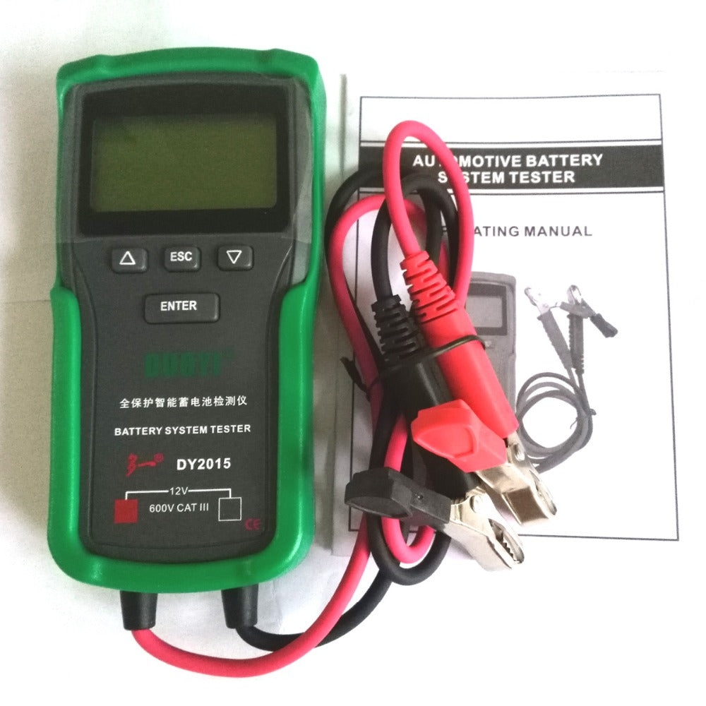 DY2015 12V Automtive Battery System Tester Capacity Maximum Electronic load Battery Charge Test with English Manual 1 DY2015 12V Automtive Battery System Tester Capacity Maximum Electronic load Battery Charge Test with English Manual – Image 1
