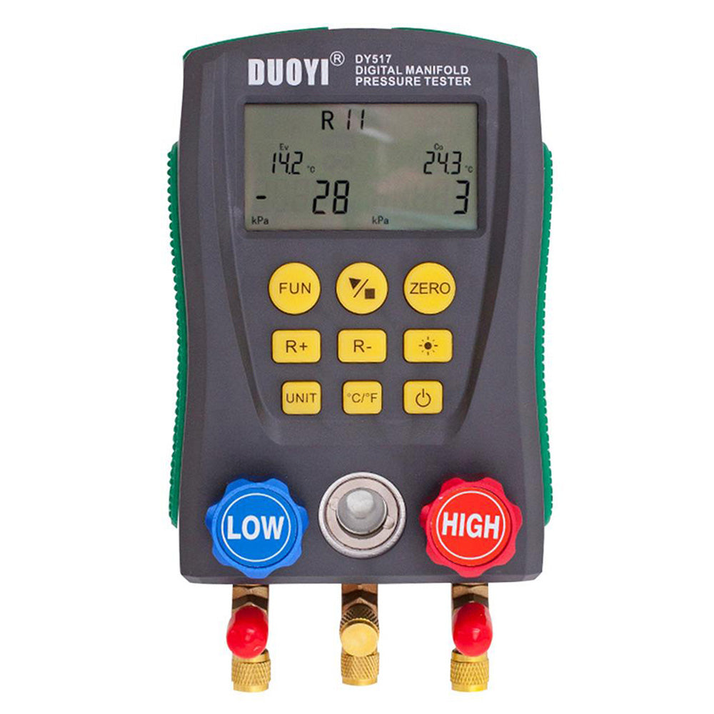 DY517 Pressure Gauge Refrigeration Digital Vacuum Pressure Manifold Tester 1 DY517 Pressure Gauge Refrigeration Digital Vacuum Pressure Manifold Tester - immagine 1