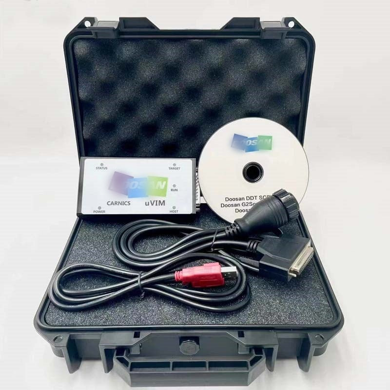 Doo-san uVIM Diagnostic Tool Excavator Forklift Engine fault Diagnostics with DMS-5 Software 1 Doo-san uVIM Diagnostic Tool Excavator Forklift Engine fault Diagnostics with DMS-5 Software - Imagem 1