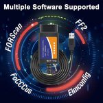 Forscan OBD2 to USB Cable Elm327 OBD2 Scanner - Imagen 7