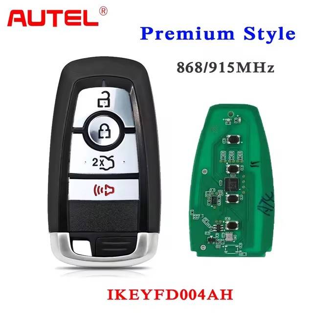 AUTEL IKEY Smart Key IKEYFD004AH IKEYFD005AH 4 Buttons/ 5 Buttons For Ford 1 AUTEL IKEY Smart Key IKEYFD004AH IKEYFD005AH 4 Buttons/ 5 Buttons For Ford - Image 1