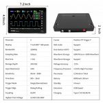 FNIRSI-1013D Digital Tablet Oscilloscope 2 Channels 100Mhz Bandwidth 1GSa/s - Image 3